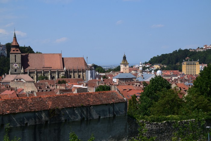 Stadtansicht Kronstadt/Brasov mit Schwarzer Kirche