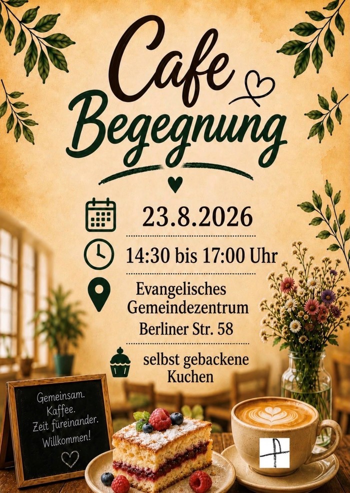 Einladung zum Cafe Begegnung