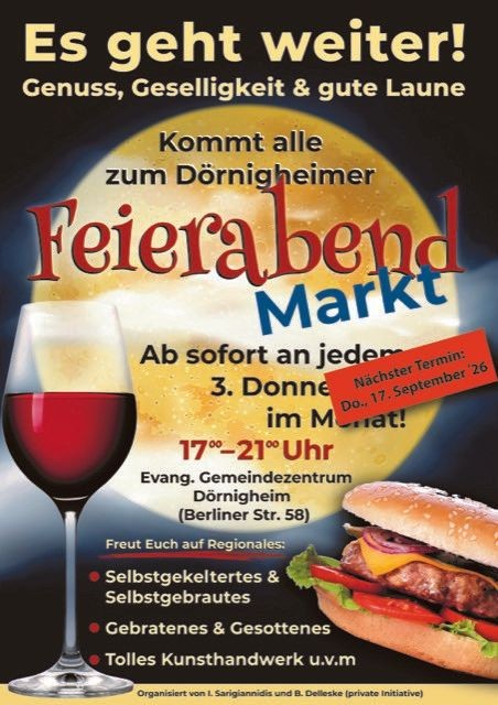 Plakat Feierabendmarkt