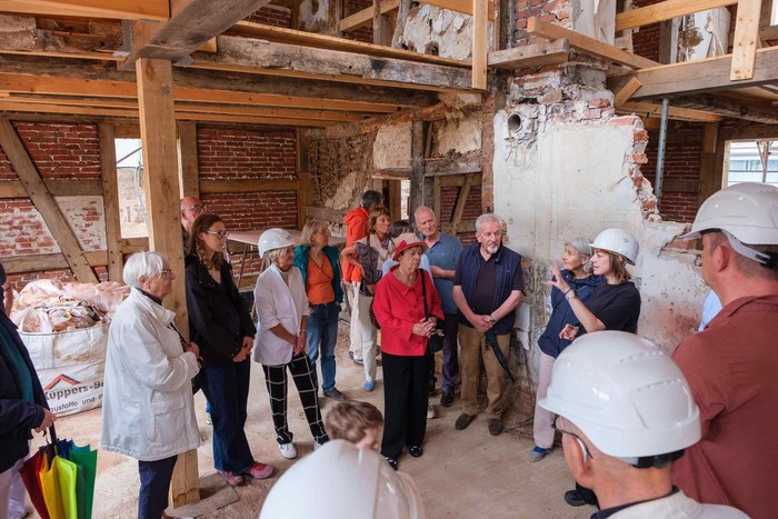 Architektenführung auf der Urdenbacher Baustelle