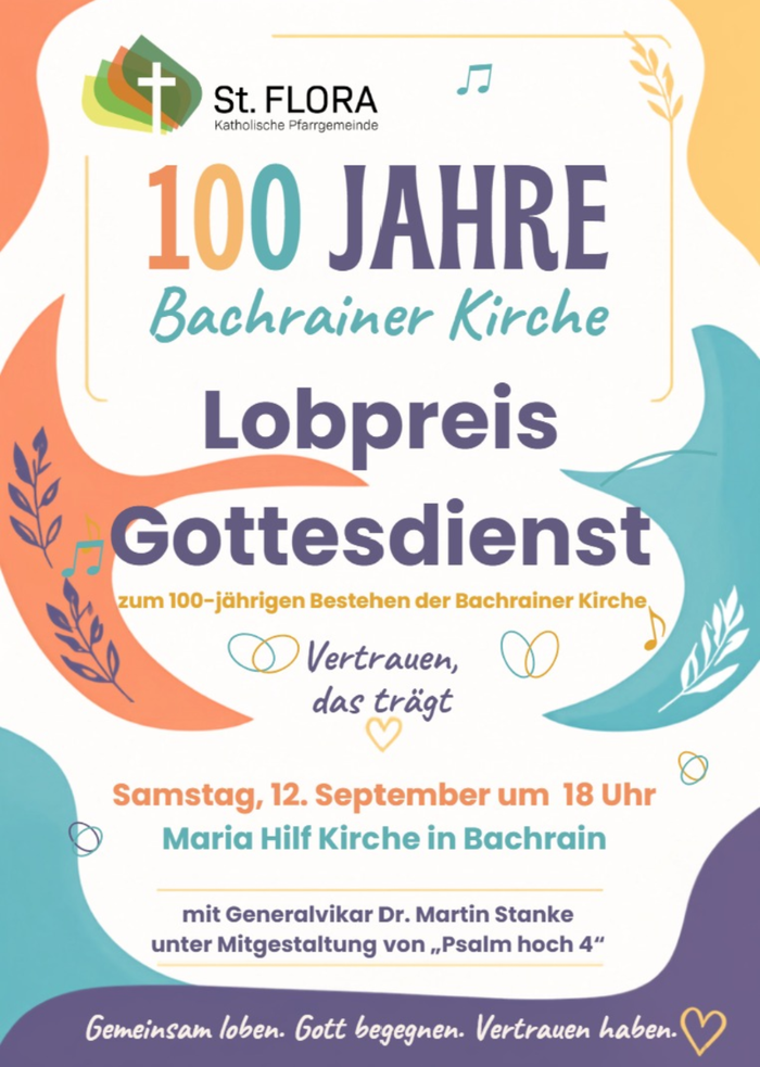 Bachrain Lobpreis-Gottesdienst 12.09.26 18 Uhr