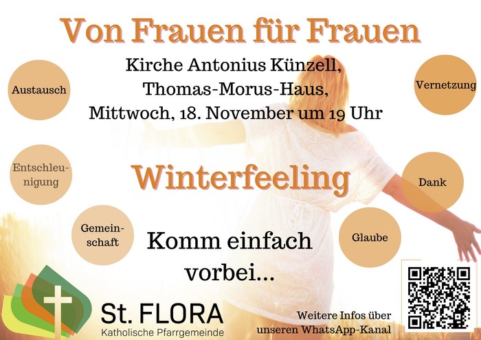Von Frauen für Frauen - Winterfeeling am 18.11.26 19 Uhr Thomas-Morus Haus