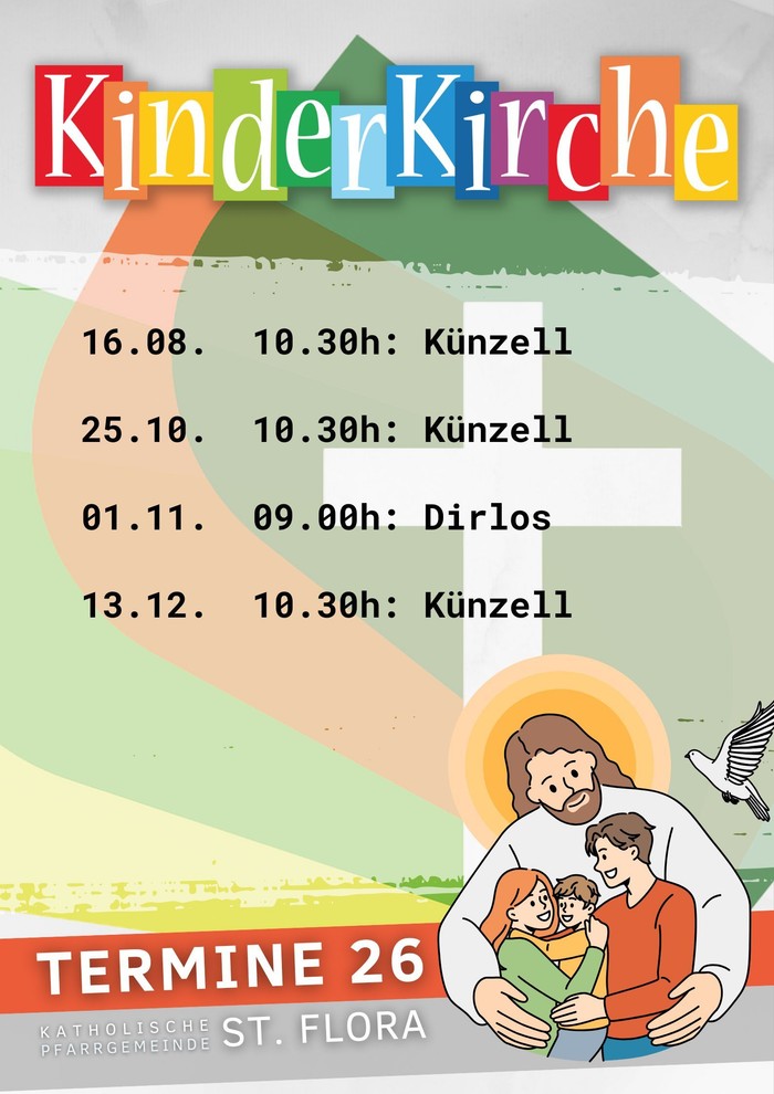 Kinderkirche Termine 2026 2. Halbjahr