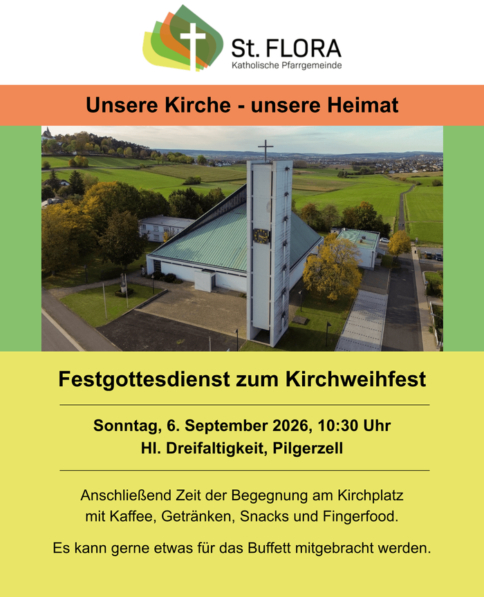 Kirchweihfest Pilgerzell am 06.09.2026 ab 10.30 Uhr