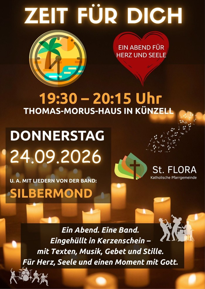 Zeit für Dich am 24.09.2026 19:30 Uhr im Thomas-Morus-Haus