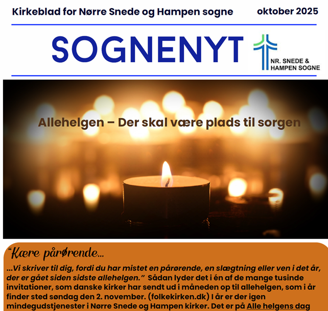 Sognenyt Oktober 2025 - Klik på billedet og se hele bladet i pdf. Sognenyt Oktober 2025 - Klik på billedet og se hele bladet i pdf.