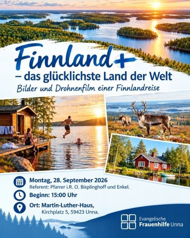 Plakat Reisevortrag Finnland