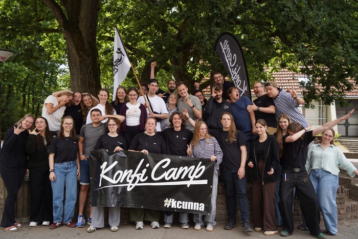 Das Team vom KonfiCamp