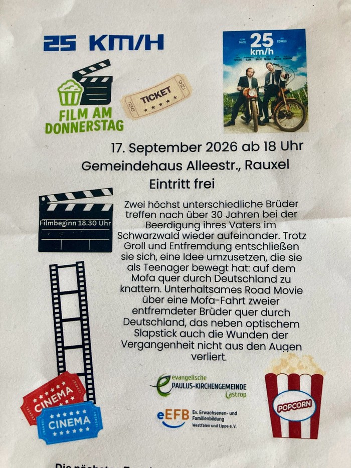 Filminformationen zum film am Donnerstg