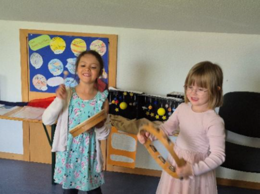 Musik- und Weltallspaß für unsere Projektkinder und deren Eltern