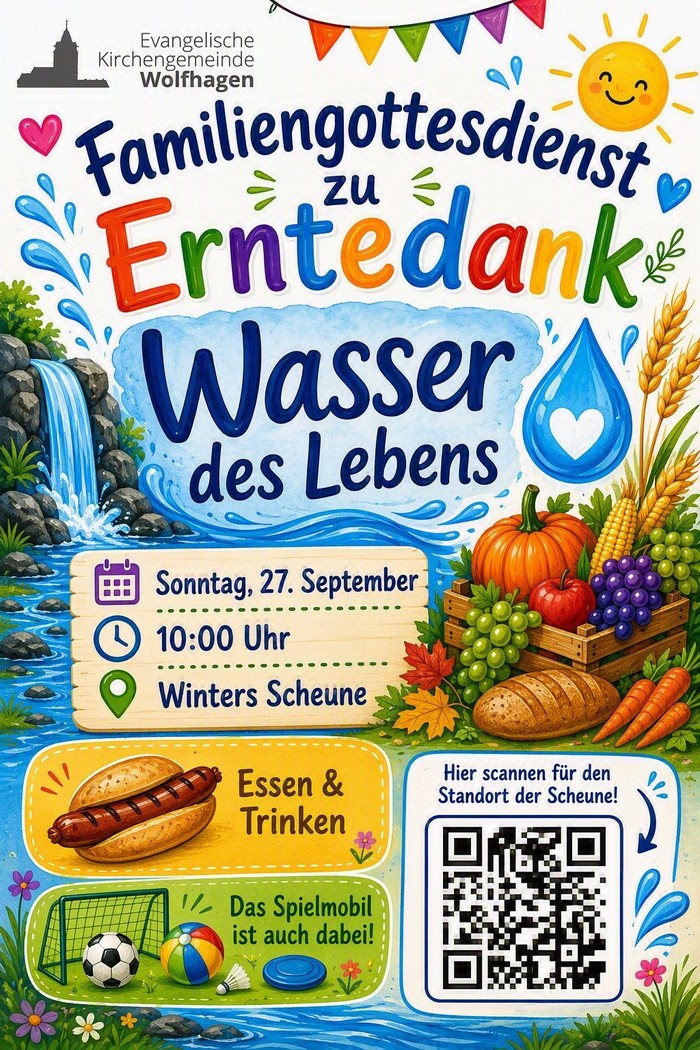 Familiengottesdienst zu Erntedank