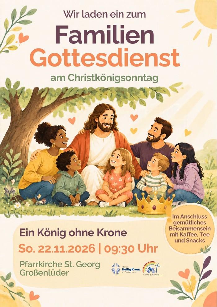 Jesus mit Eltern und Kinder