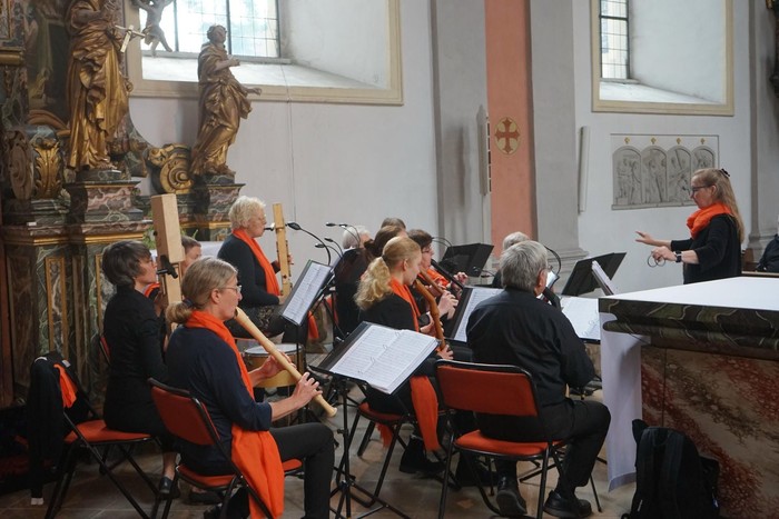 ökumenisches Holzgebläse in der Cruciskirche