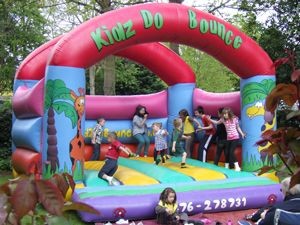 Bouncy Castle at a special event for children Bouncy Castle at a special event for children