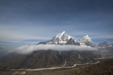 Snow capped mountain