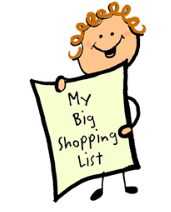 shopping list
