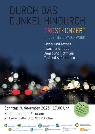 Trostkonzert, Kooperation der Pfarrei Allerheiligen mit der Friedenskirche Potsdam