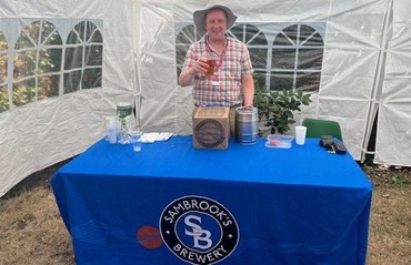 Beer tent at St Paul's Summer Fete Beer tent at St Paul's Summer Fete