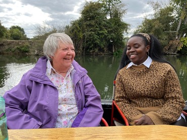 Churchwarden Gill and Treasurer Sylvia Churchwarden Gill and Treasurer Sylvia