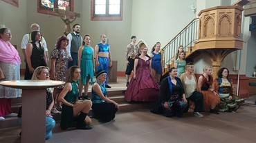 Coro Accelerando im Gottesdienst am 6. Juli