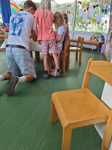 J1 Kurs des Gymnasium Neureut zu Gast im Kindergarten der Kirchengemeinde Neureut-Nord J1 Kurs des Gymnasium Neureut zu Gast im Kindergarten der Kirchengemeinde Neureut-Nord
