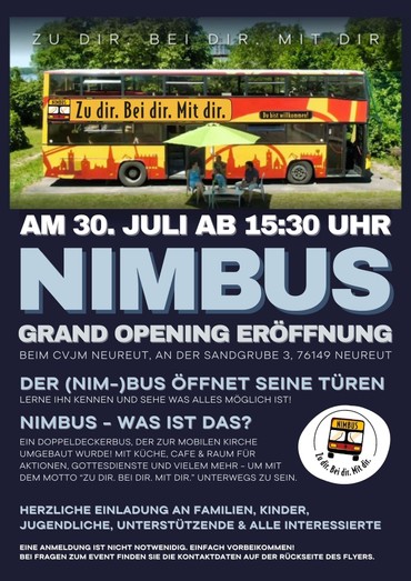Nimbus Eröffnung Flyer