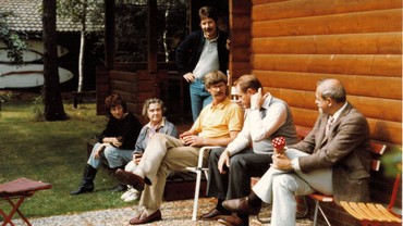 v. hi. n. vo.:  Susanne Jäger-Gerlach, Christa Treichel, Jochen Muhs, Thomas Hartmann,  Fritz Neidiger und Henning Heyde