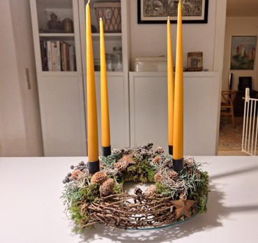 Ny adventskrans Ny adventskrans