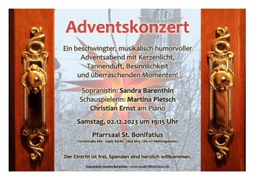 Adventskonzert von Sandra Barenthin Adventskonzert von Sandra Barenthin