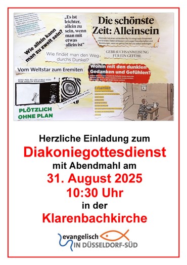 Plakat Diakoniegottesdienst 2025