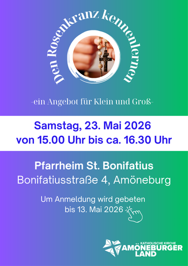 Anmeldung Rosenkranz kennenlernen