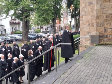 Einzug zum Rittertagsgottesdienst