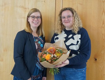 Die beiden Inhaberinnen der Pfarrstellen Gemeinden Löhne-Ort, Obernbeck und Siemshof: Ann-Kristin Schneider und Lea Queer