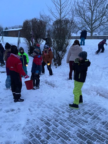 Alle sind fleißig am Suchen