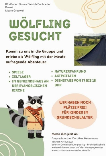 Die Pfadfinder haben noch Platz für Kinder im Grundschulalter