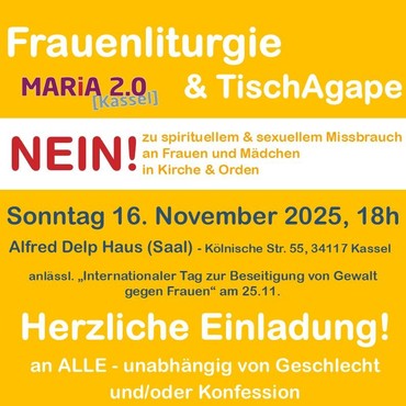 Frauenliturgie und TischAgape in Kassel - Maria 2.0